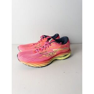 Mizuno Wave Rider 27 Running Shoes Womens US 9.5 CM 26 Sneakers Lace Up